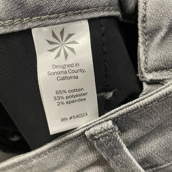 ATHLETA JEANS | SCULPTEK SKINNY JEAN in GRAY WASH size 10 - Picture 7 of 11